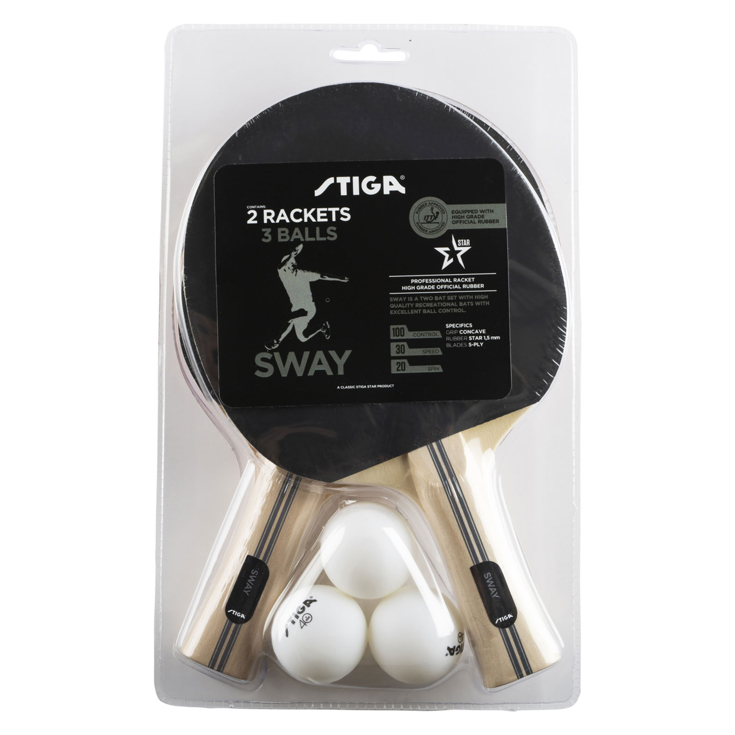 Set 2 Raquetas SWAY 2 PLAYER Stiga