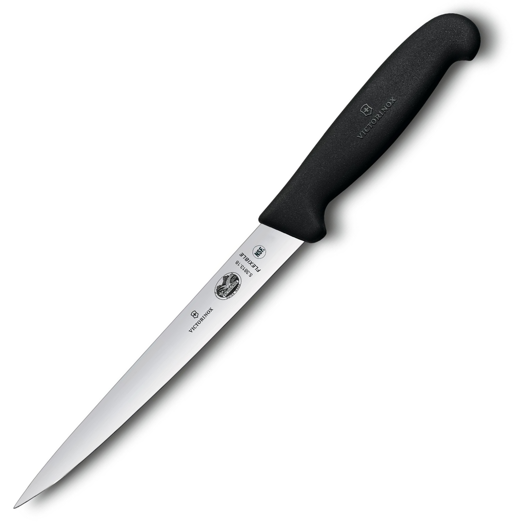Cuchillo 18CM 5-3813-18 para Filetear Fibrox NSF Victorinox Negro –  Productos Superiores, S. A. (SUPRO)