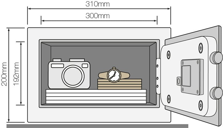 Caja Fuerte Yale YSV-200-DB1 Chica