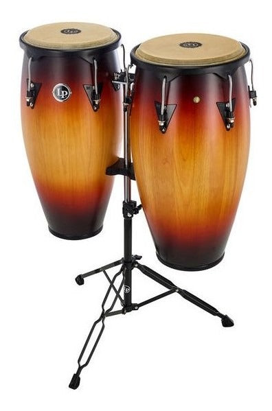 Set Congas City Series LP647NY-VSB Latin Percussion Madera Sombreada