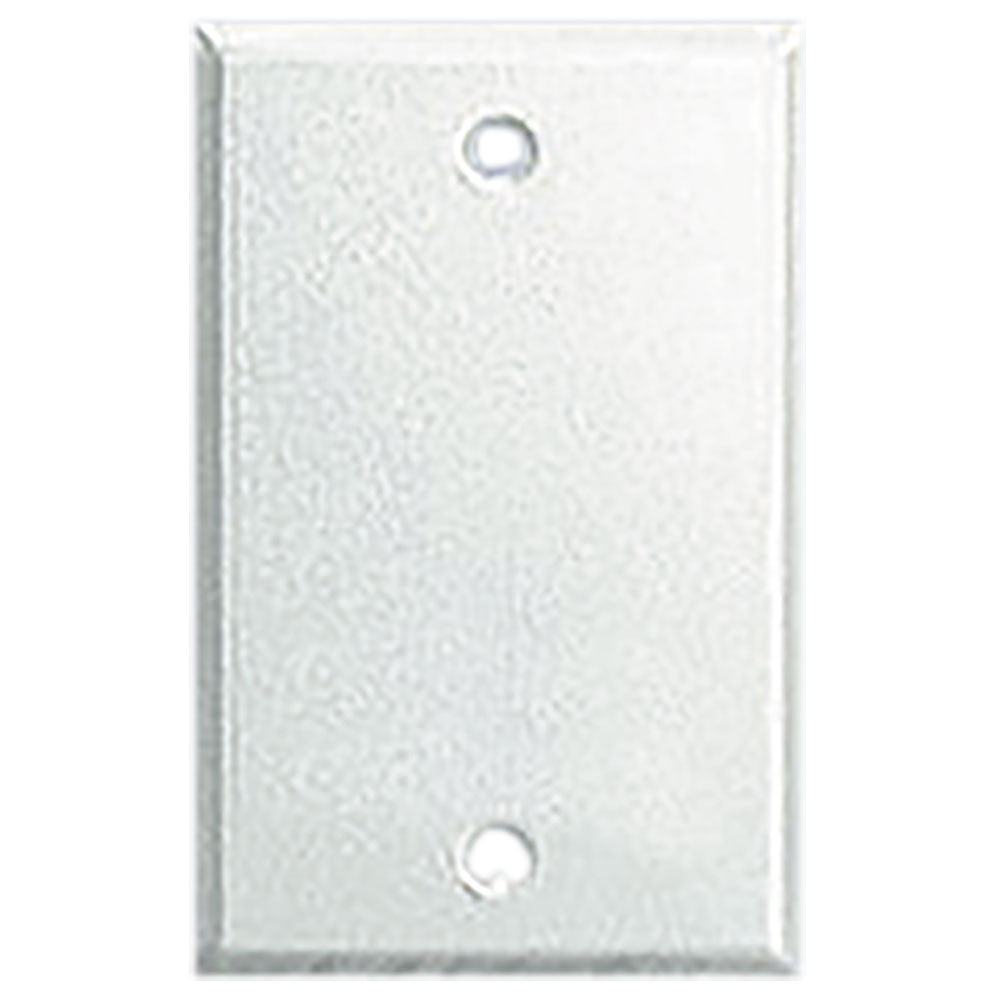 Tapa Ciega Metálica para Intemperie Eagle 1987 Plateada (Grado Industrial)