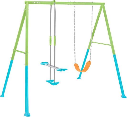 Columpio de Metal con Balancín Doble Intex 44120