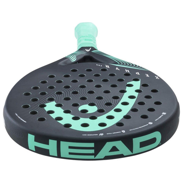 Pádel Zephyr Pro 2023 Head Negro/Turquesa