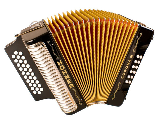ACORDEON CORONA III ADG BK (LA-RE-SOL)