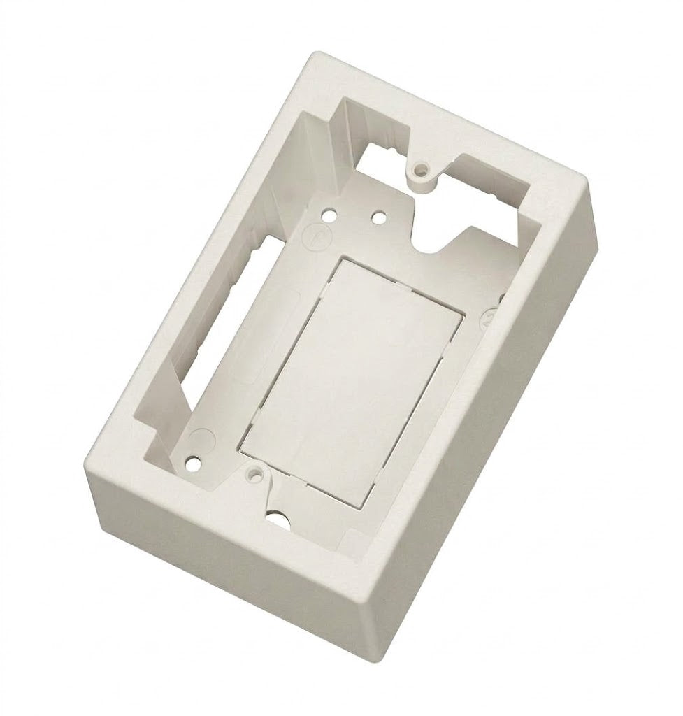 Junction Box, Single Gang- Fog (Off) White
