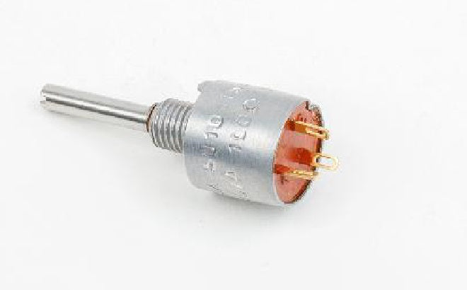 Precision Electronics Corporation1k Ohm 1  Gang Linear Panel Mount Potentiometer 1.0  Turns Carbon 0.5W, 1/2W Solder Lug
