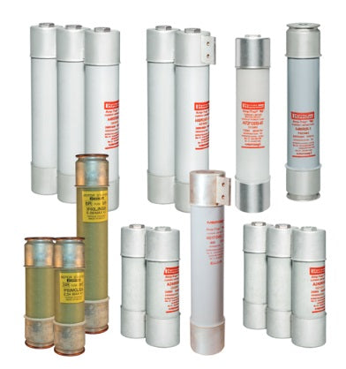 Fusible de media tensión tipo R-Rated, 4.8 kV, 200 A, para protección de motores
