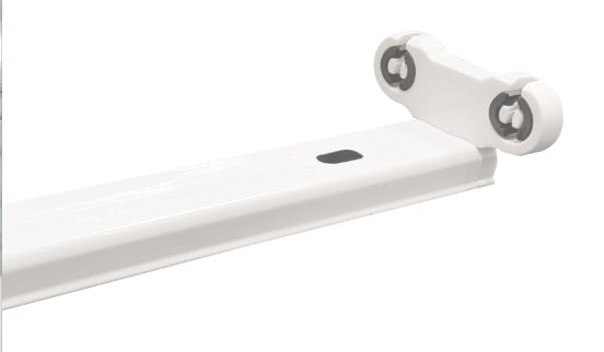 LUM. CANAL 2 TUBO LED 18W 4 PIES 6500K