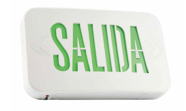 LUM. SALIDA DOBLE CARA VERDE