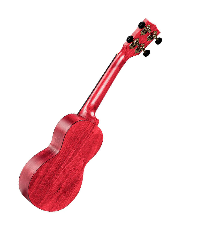 Ukelele Soprano Slimline Mahalo Rojo