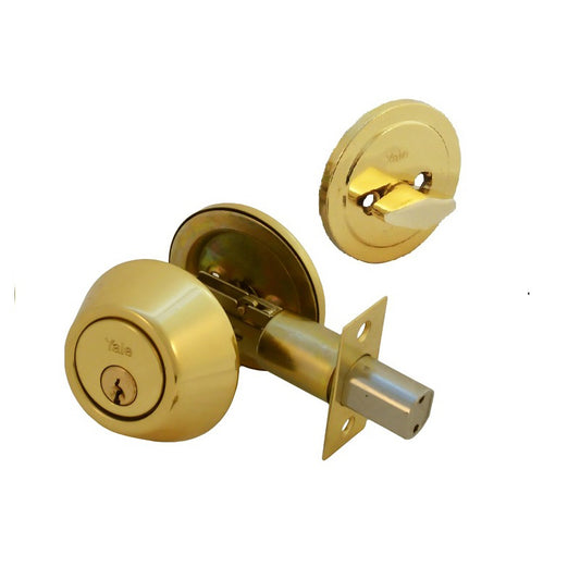 Cerrojo Kent Yale Llave/Pestillo Latón Brillante (US3)