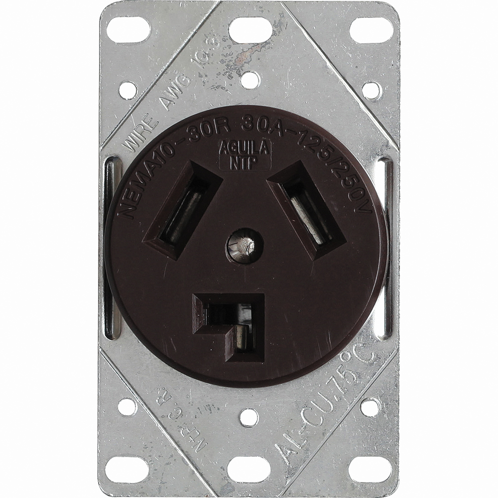 TOMA 30A 125/250V 3P 3W NEMA 10-30R