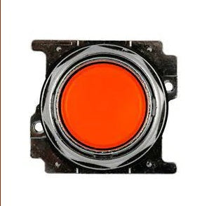 BOTONES OPERADORES NO ILUMINADOS 30.5MM 10250T, SERVICIO PESADO NEMA 3 3R 4 4X 12 13  A PRUEBA DE AGUA Y ACEITE, RASANTE, NO ILUMINADO, COLOR NARANJA