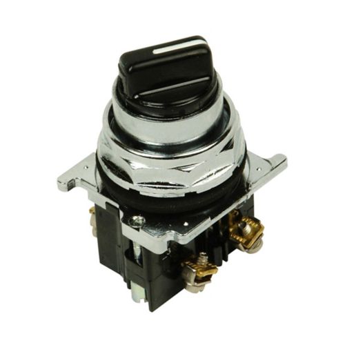 SELECTOR NO ILUMINADO 30.5MM 10250T, SERVICIO PESADO NEMA 3 3R 4 4X 12 13  A PRUEBA DE AGUA Y ACEITE, POSICIONES 2, CONTACTOS 1NA-1NC, OPERACIÓN SOSTENIDO, MANETA CORTA