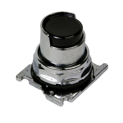 BOTONES OPERADORES NO ILUMINADOS 30.5MM 10250T, SERVICIO PESADO NEMA 3 3R 4 4X 12 13  A PRUEBA DE AGUA Y ACEITE, MEDIA LUNA, NO ILUMINADO, COLOR NEGRO