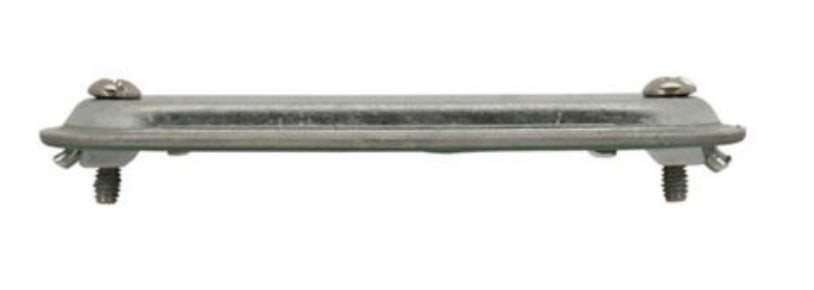 Eaton Crouse-Hinds series Condulet Form 7 wedge nut cover with integral gasket, Sheet steel, 1-1/2"