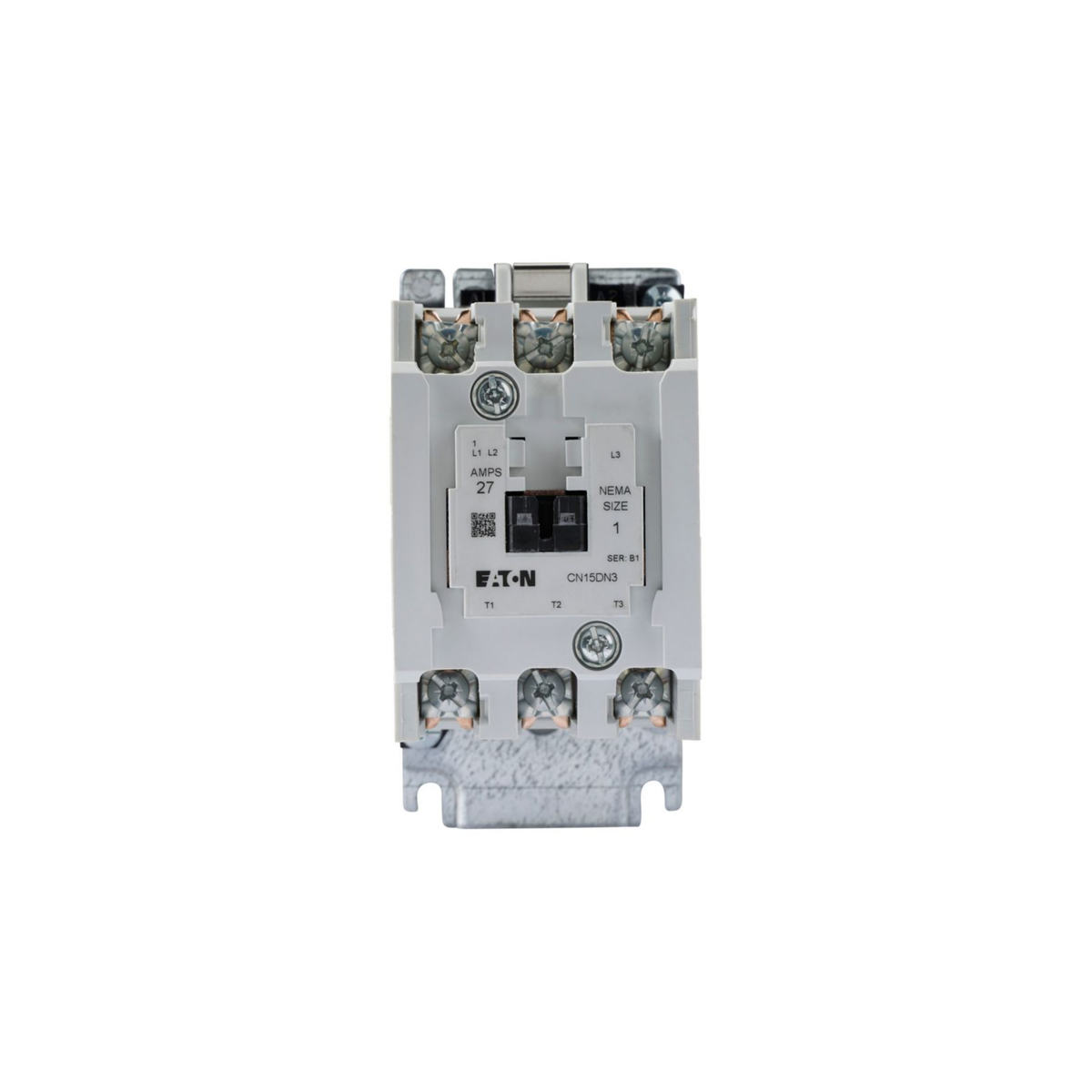 CONTACTOR MAGNETICO NEMA, SIN GABINETE, TIPO ABIERTO, NO REVERSIBLE, TAMAÑO NEMA 1, 27 A, BOBINA 240 VAC