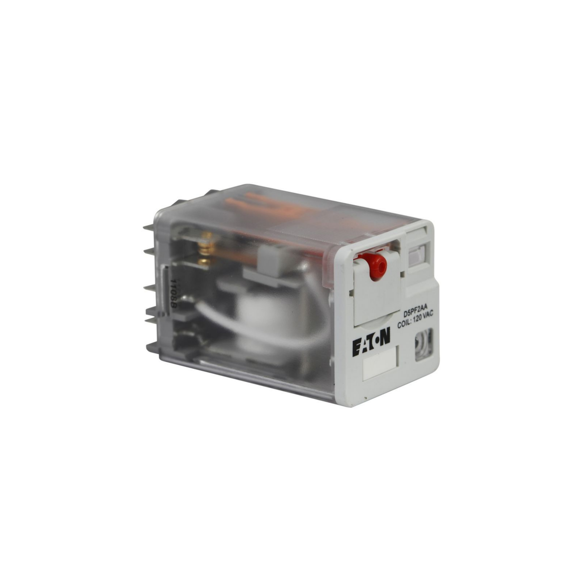 RELÉ DE CONTROL ENCHUFABLE NEMA, TIPO 2PDT, 10 AMPERIOS, VOLTAJE 12 VDC