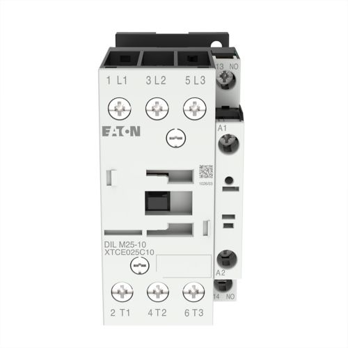 CONTACTOR MAGNÉTICO SIN GABINETE, NO REVERSIBLE, 25 A, 3 P, 1 N.O. BOBINA (220V50HZ,240V60HZ)
