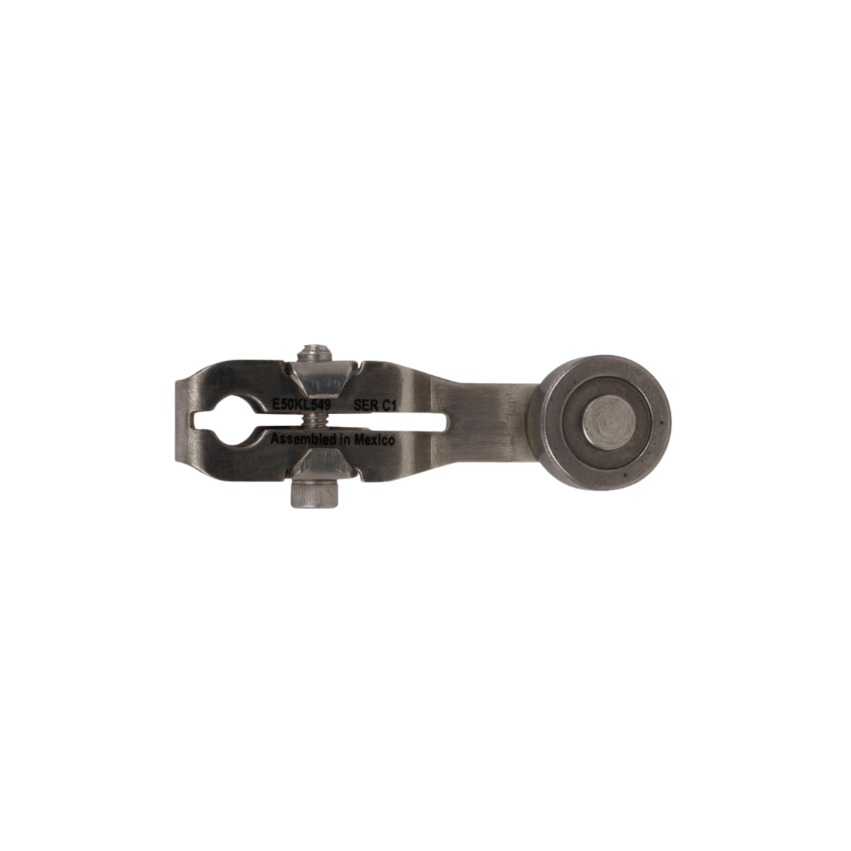 PALANCA DE OPERACIÓN DE 50.8 MM (2.") DE LONG. CON RODILLO DE METAL PARA FINAL DE CARRERA