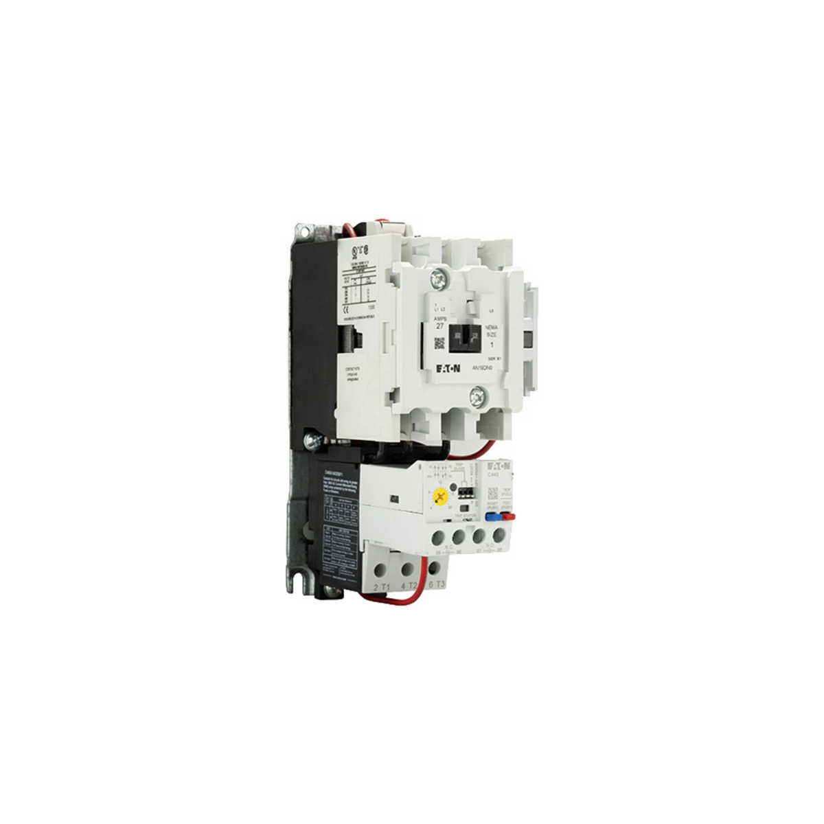 ARRANCADOR MAGNETICO NEMA, EN GABINETE NEMA 1,  NO REVERSIBLE, TAMAÑO NEMA 1, 27 A, BOBINA 240 VAC