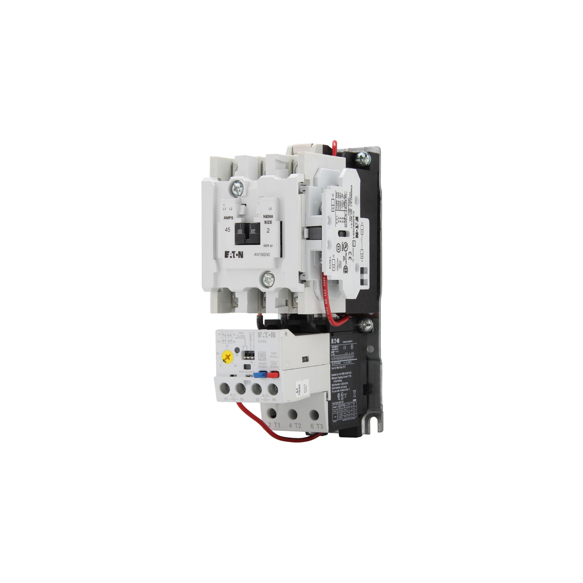 ARRANCADOR MAGNETICO NEMA, EN GABINETE NEMA 1,  NO REVERSIBLE, TAMAÑO NEMA 2, 45 A, BOBINA 240 VAC