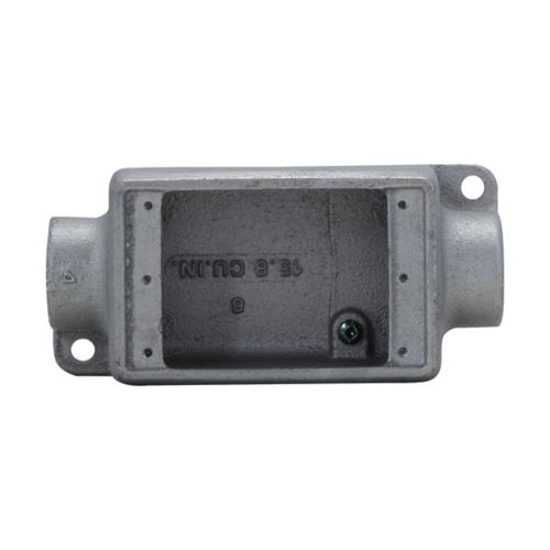 Eaton Crouse-Hinds series Condulet FS device box, Shallow, Feraloy iron alloy, Single-gang, C shape, 1/2"