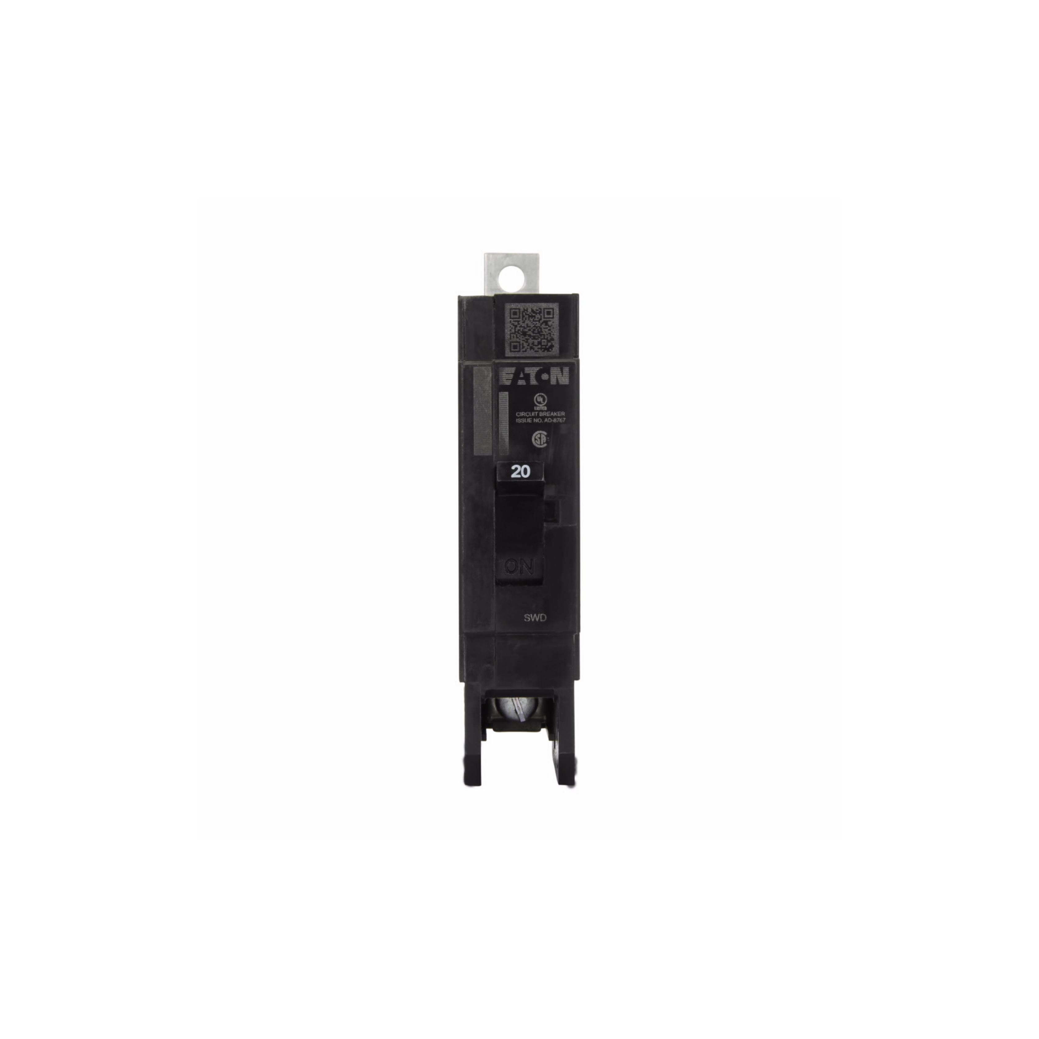 Breaker tipo GHB, Atornillable,20A, 1P, 65KAIC  208V, 14KAIC  480V .