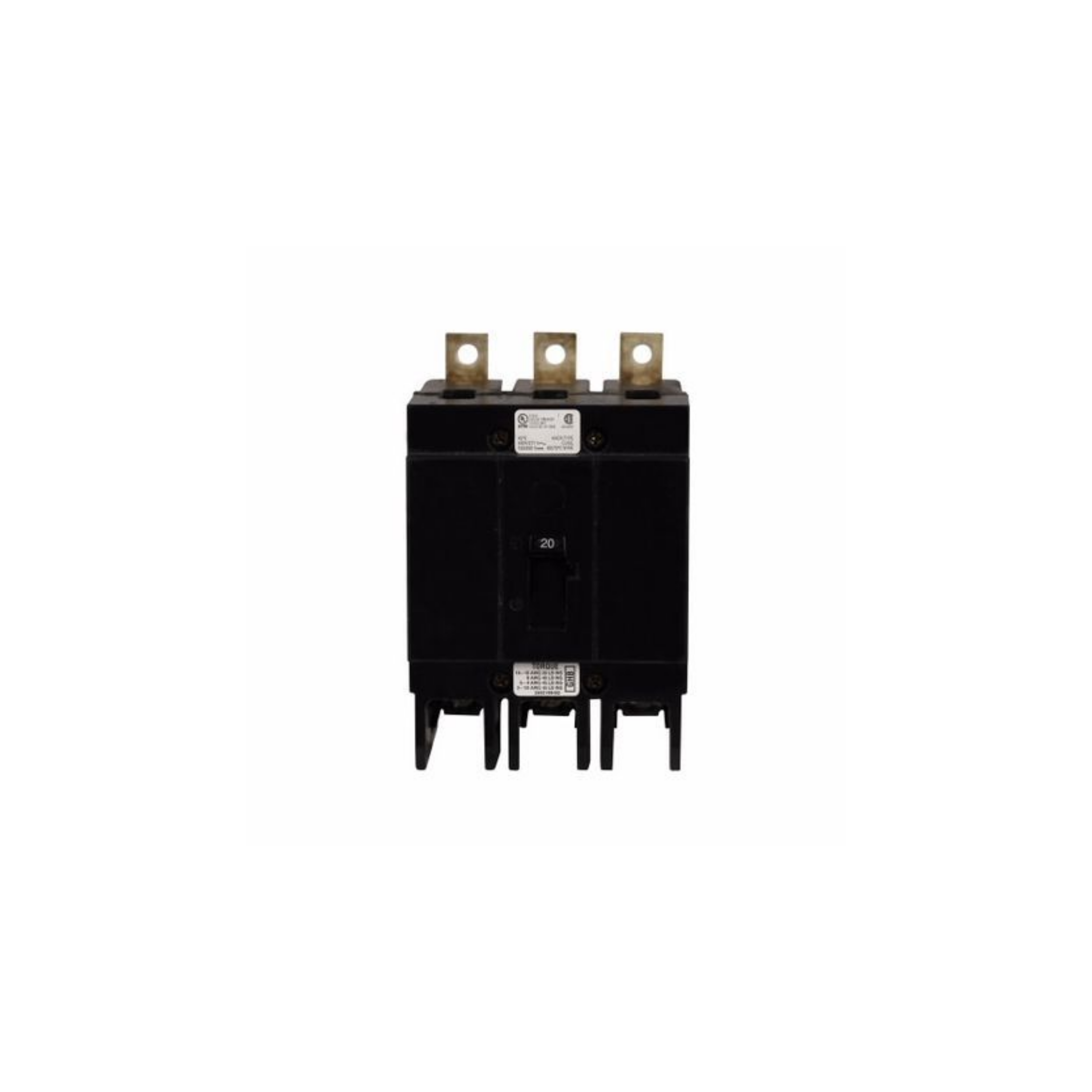 Breaker tipo GHB, Atornillable, 60A, 3P, 65KAIC  208V, 14KAIC  480V .