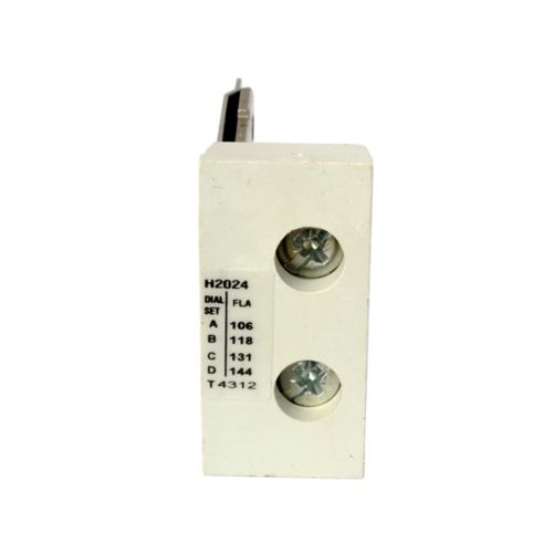 ELEMENTO TERMICO PARA ARRANCADORES NEMA FREEDOM, CLASE 20, PARA ARRANCADORES NEMA 3 - 4 , MIN 106-118 MAX 131-144