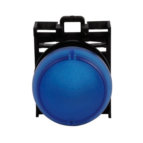LUZ PILOTO COMPLETA LED, COLOR AZUL, VOLTAJE 85-264V AC/DC