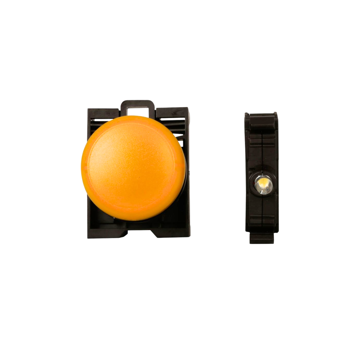 LUZ PILOTO COMPLETA LED, COLOR AMARILLO, VOLTAJE 85-264V AC/DC
