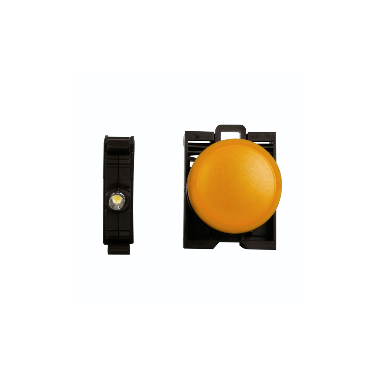 LUZ PILOTO COMPLETA LED, COLOR AMARILLO, VOLTAJE 12-30V AC/DC