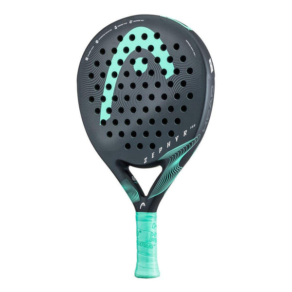 Pádel Zephyr Pro 2023 Head Negro/Turquesa