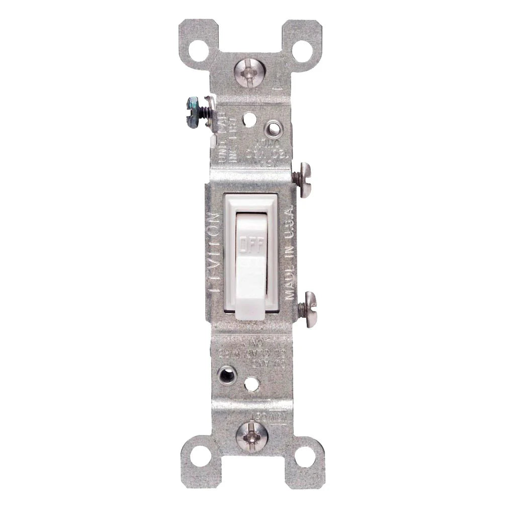 INTERRUPTOR SENC 15A 120V T/G BLANCO