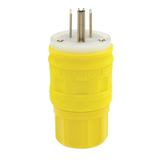 ENCHUFE WG 15A 125V NEMA 5-15P AMARILLO