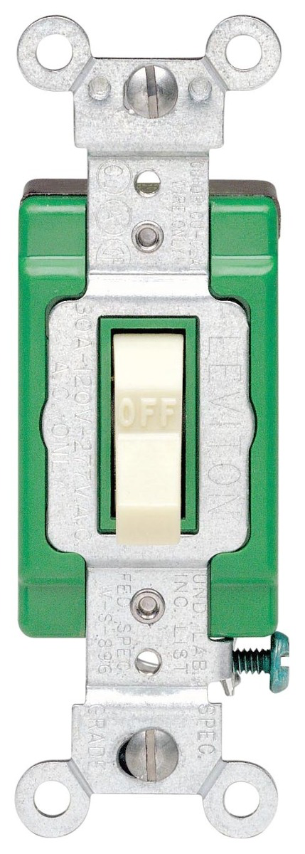 INTERRUPTOR SENC 30A 120-277V  IVORY