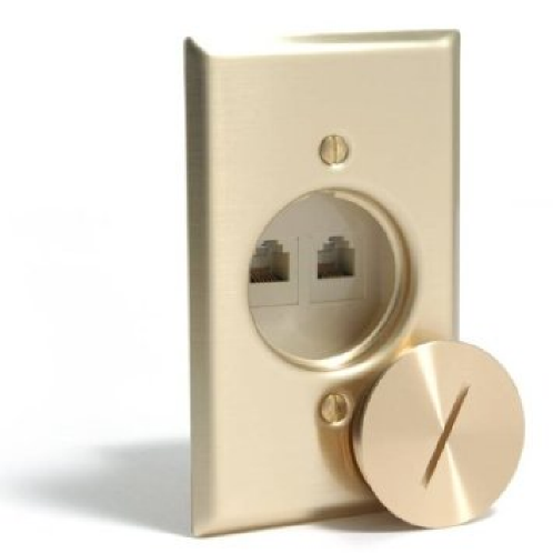 TAPA PISO 2 QUICKPORT DATA A/V LATON