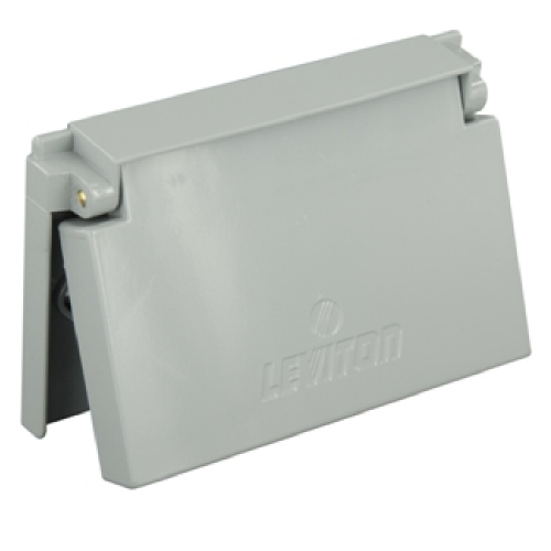 TAPA DECORA 1 GANG HORIZONTAL WP GRIS