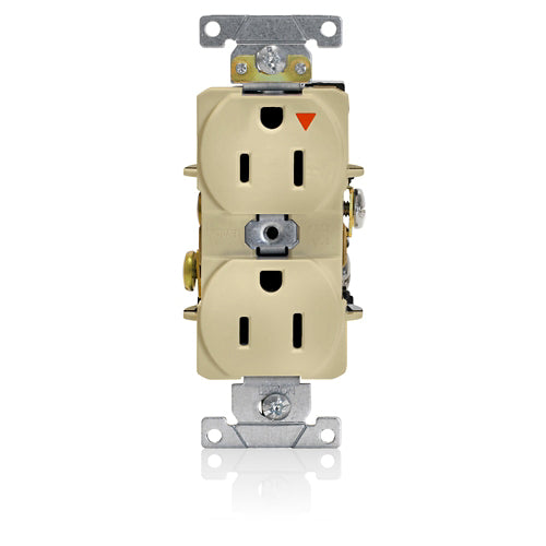 TOMA DOBLE 15A 125V GRAD IND T/A IVORY