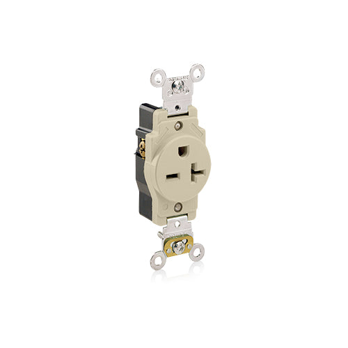 TOMA SENCILLO 20A 250V NEMA 6-20R BROWN