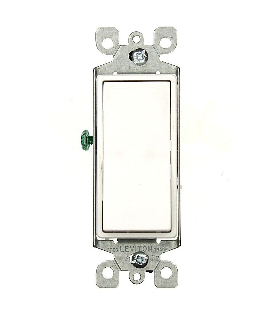 INTERRUPTOR DECORA 15A 120V  3WAY BLANCO