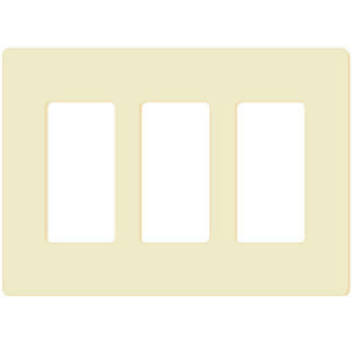 Tapa Plástica Decora 3 Gang Plus Leviton 80311-SI Ivory