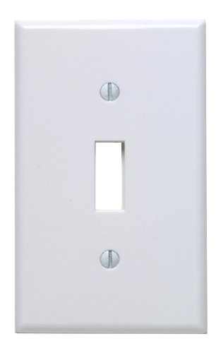 TAPA INTERRUPTOR SENCILLO 1 GANG BLANCO