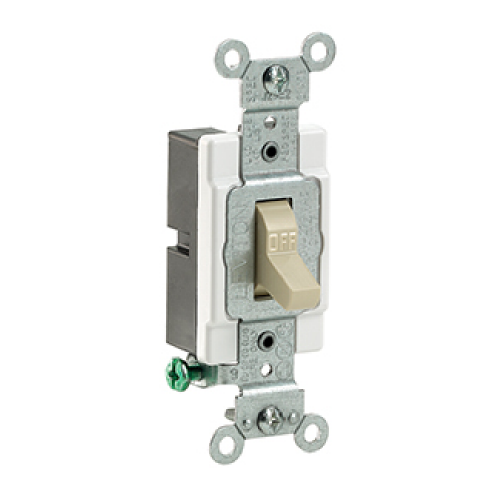 INTERRUPTOR SENC 15A  120/277V IVORY