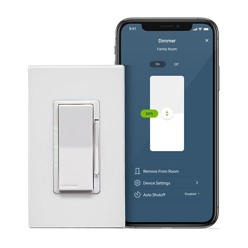 Atenuador Decora Smart® con WiFi, 600W, incandescente/LED, blanco