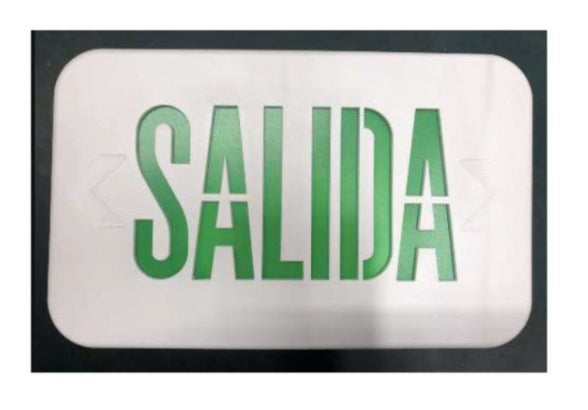 LUM. SALIDA DOLE CARA VERDE 1W