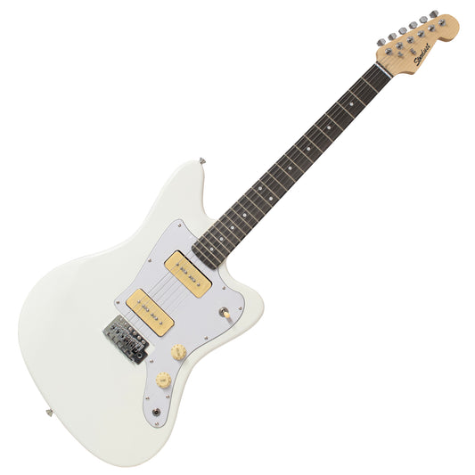 Guitarra Eléctrica Estilo Jazz-Master JM-VWH Stardust Blanca