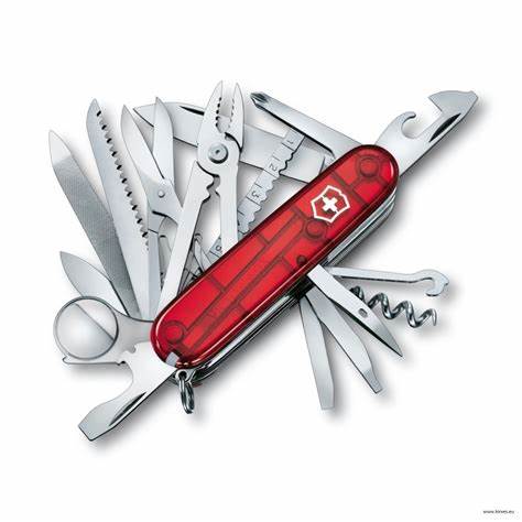 Swiss Champ 1-6795-T Victorinox Rojo Transparente
