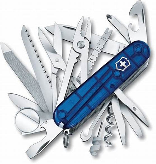 Swiss Champ 1-6795-T2 Victorinox Azul Transparente